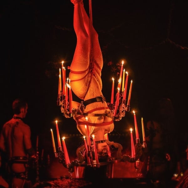 Nude Noir dinner show at Paradise Club NYC