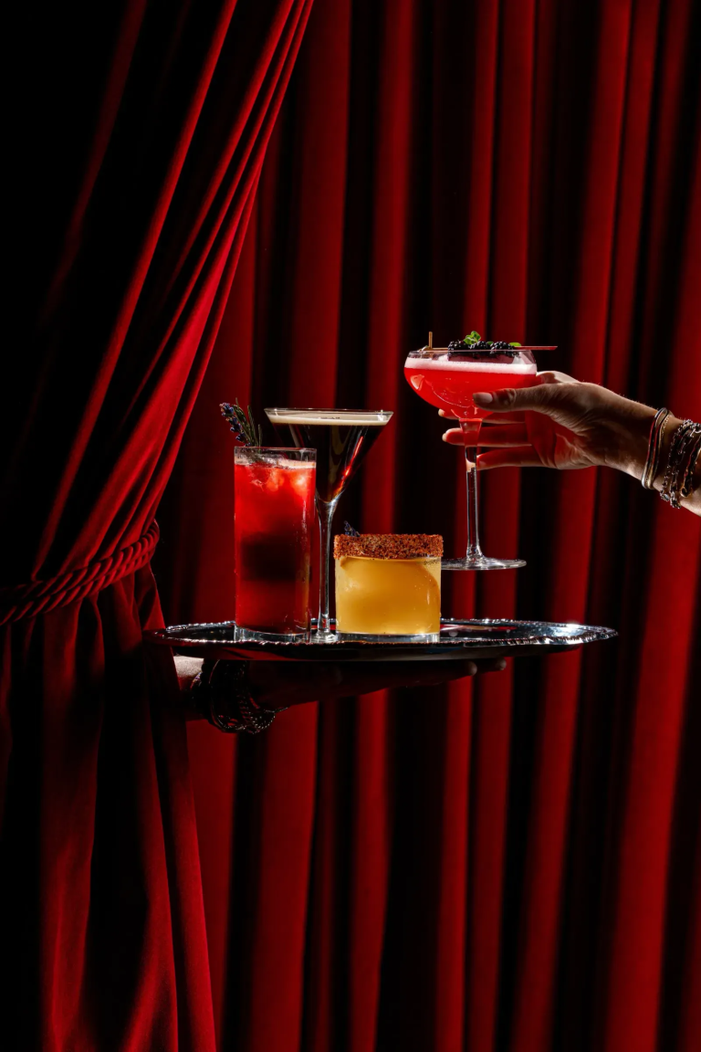 cocktails being served at Paradise Club NYC
