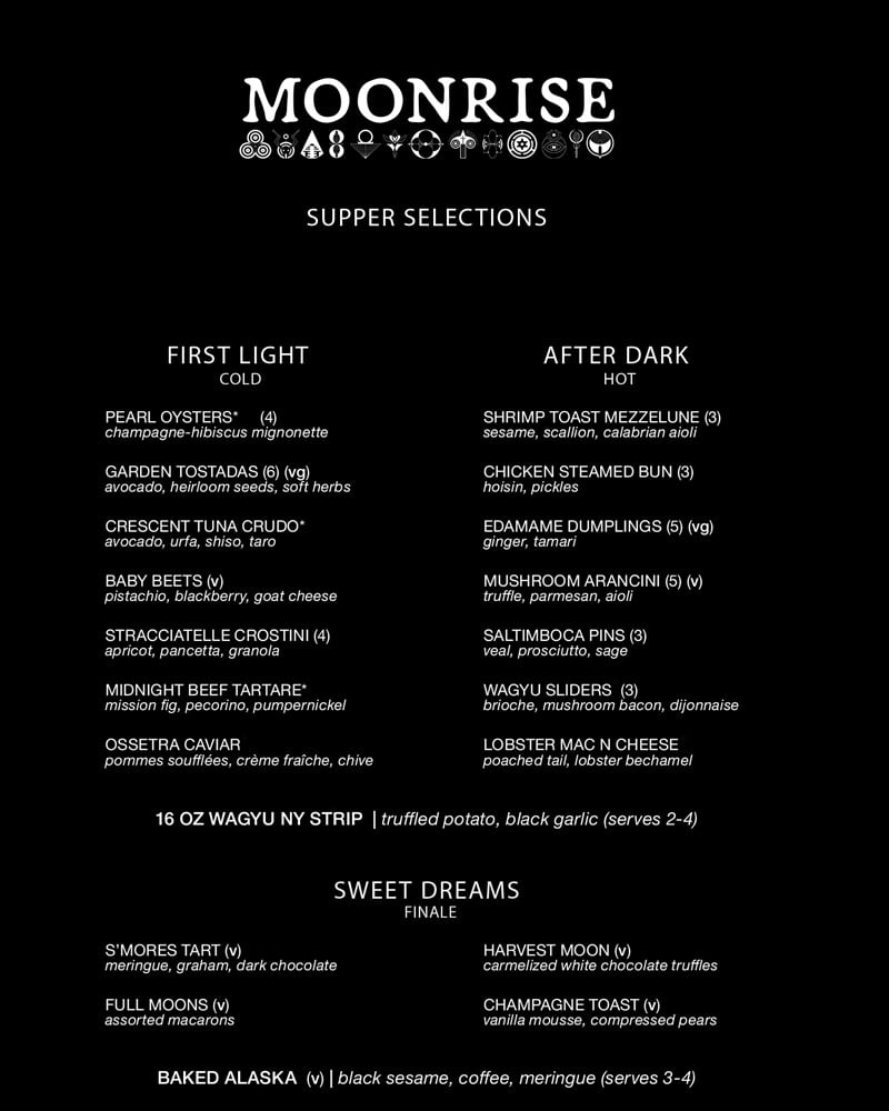 menu moonrise website new